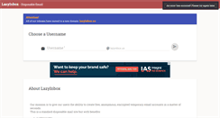 Desktop Screenshot of lazyinbox.com